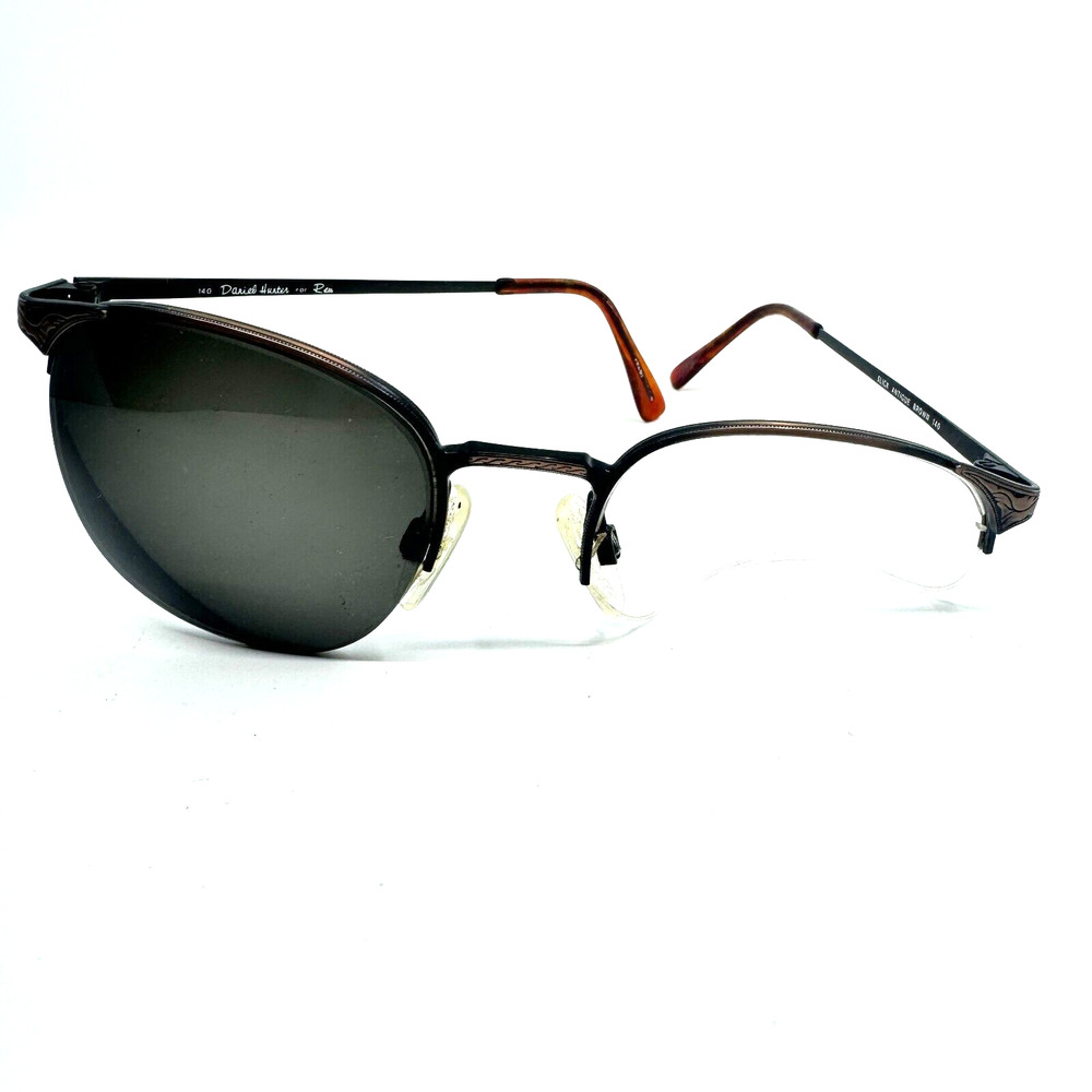 Daniel hunter eyeglasses eyeglass frames slick‎ Brown metal H10018